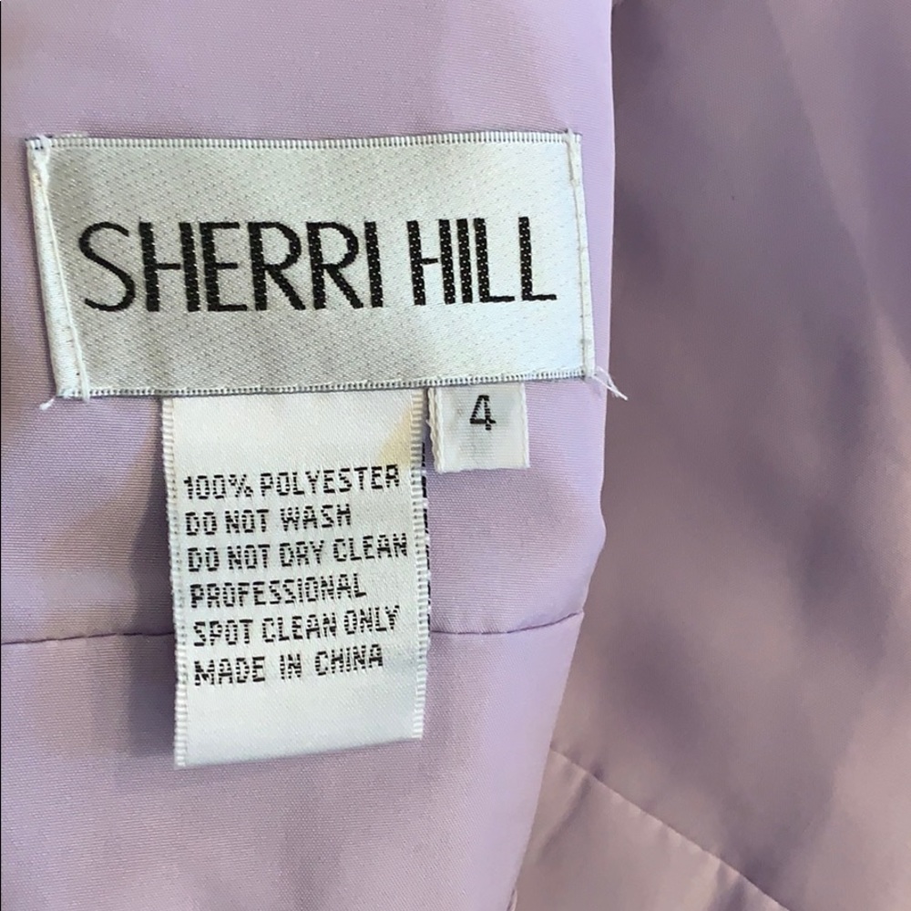 Sherri Hill Lilac Formal Dress. - Picture 6 of 7